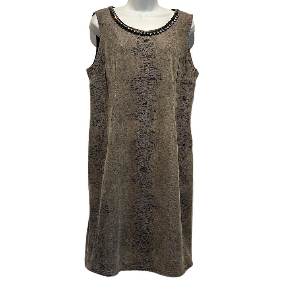 ‎Jolibel Snakeskin Print Sleeveless Dress Size 14